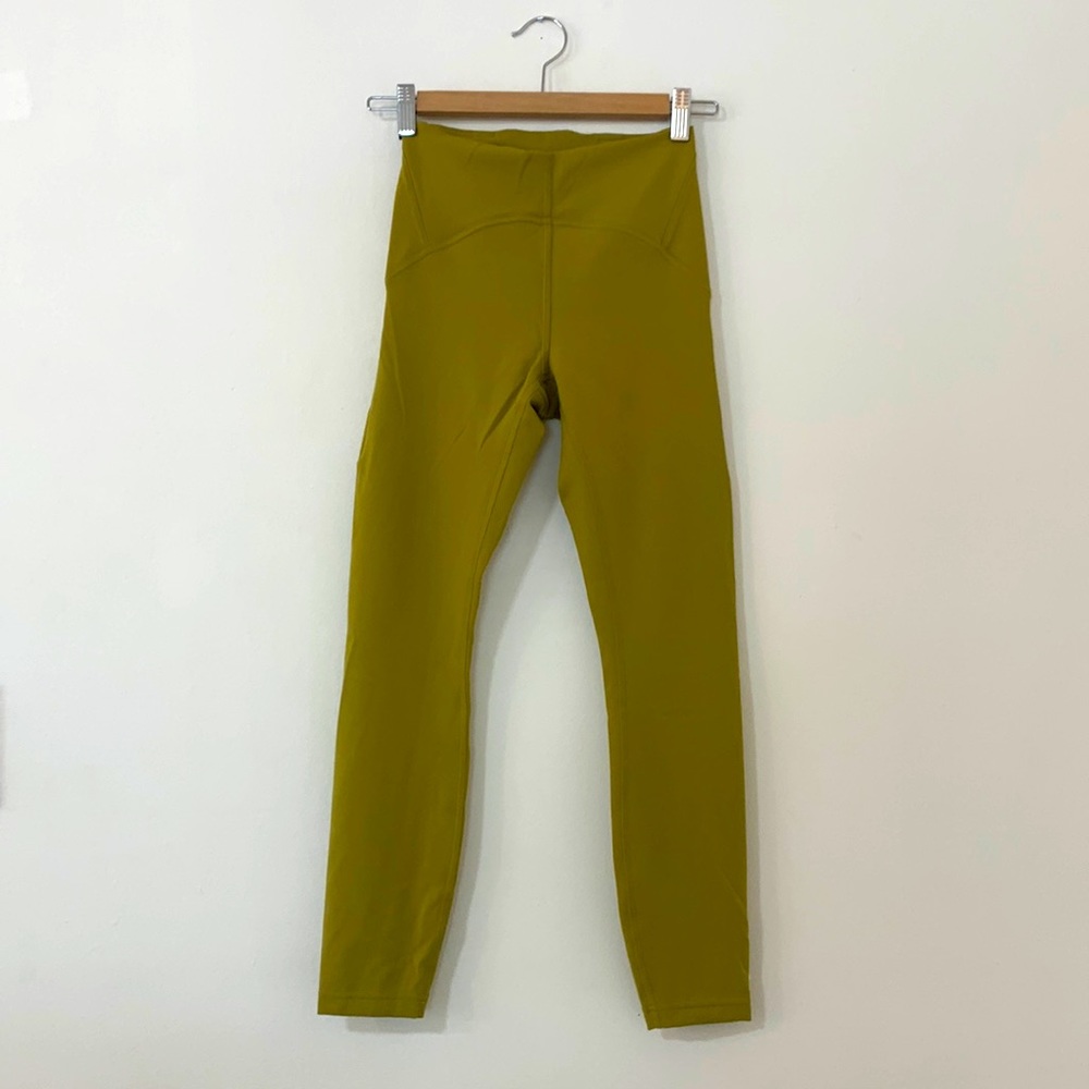 Lululemon, Instill High-Rise Leggings, Mustard